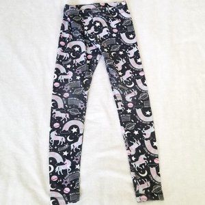 Space Sparkly Unicorn Leggings